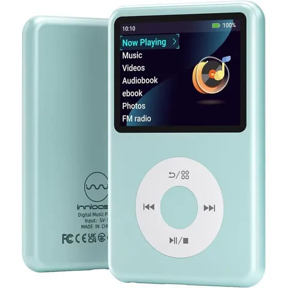 Reprodutor de MP3 de 64GB com Bluetooth Y1, Reprodutor de Música Digital Portátil, Suporta Playlist, Audiolivro, Vídeo,