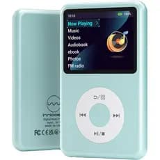 Reprodutor de MP3 de 64GB com Bluetooth Y1, Reprodutor de Música Digital Portátil, Suporta Playlist, Audiolivro, Vídeo,