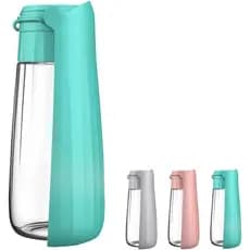 Garrafa de Água Portátil para Cães para Passeios e Viagens com Animais de Estimação, 19 OZ, à Prova de Vazamentos, com B