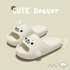 2026 Bonito Dos Desenhos Animados Casa Praia Antiderrapante Legal eva Flip-Flops Feminino Interior Grosso