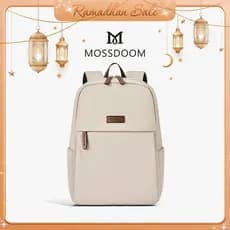 Bolsa Feminina MOSSDOOM, Mochila Goofy, Moda Casual, Mochila Impermeável com Zíper para Homens, Mochila Feminina de 14 P