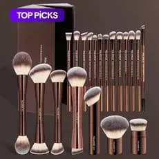 Conjunto de Pincéis de Maquiagem Multifuncionais MAANGE, Qualidade Profissional para Cosméticos em Pó, Líquidos e Cremos