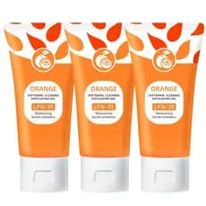 Gel Esfoliante Transparente com Aroma de Laranja LF16-35 - Esfoliação Suave para Rosto e Corpo, Limpeza Profunda, Nutrit