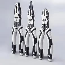 Alicates Profissionais CR-V Eletricista, Pliers, Crimping Tool e Cutting Wire Stripper