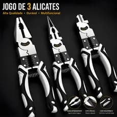 Multifunctional Electrician's Diagonal Pliers and Fine Tip, Wire Cutters e Professional  Crimping Tool