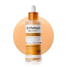 Dr. Melaxin Peel Shot Sérum de Ácido Kójico e Cúrcuma – Corretor Esfoliante de Manchas Escuras com AHA/BHA e Niacinamida