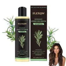 Shampoo para Crescimento Capilar com Alecrim, 265ML, Shampoo Natural para Engrossamento e Fortalecimento com Queratina H