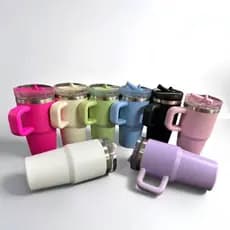 Copo Termico para Carro com Canudo Antivazamento Aco Inox 304 Portatil para Trabalho Dia a Dia 600ml