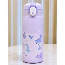Squeezes Infantis 380ml Garrafa Térmica Aço Inox Tampa com Trava Menina e Menino