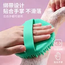 [Estoque pronto] Pode pendurar as mãos, amigável à pele, limpeza profunda, banho de lama, escova de lavagem facial, esco