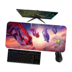 Mouse Pad  Guardiãs Estelares 1  LoL  Mousepad Gamer Grande 90x40 80x40 60x40 70x30 45x40