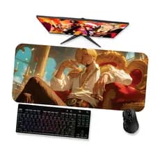 Mouse Pad  ONE PIECE  SANJI O COZINHEIRO 1  Mousepad Gamer Grande 90x40 80x40 60x40 70x30 45x40