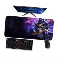 Mouse Pad  SOLO LEVELING JIN WOO 6  Mousepad Gamer Grande 90x40 80x40 60x40 70x30 45x40
