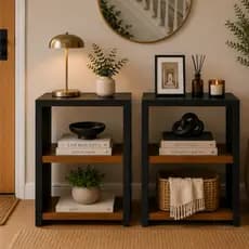 KIT 2 Mesas de Cabeceira Nicho Quarto MDF – Organize e Decore Seu Quarto com Estilo MDP/MDF