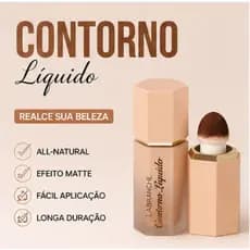 Contorno Líquido Labranche | Efeito Matte, Alta Cobertura com Aplicador Esponja | 7 Core