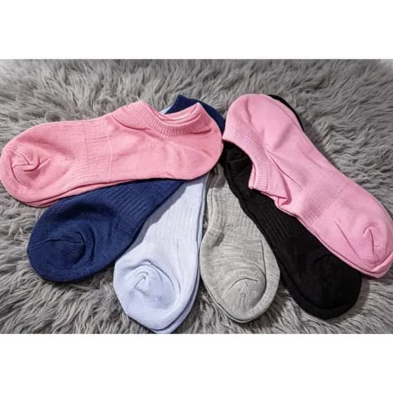 kit Meias Soquete Feminina Lisa 3,6,12 Pares