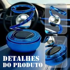 Aromatizador de Carro Cheirinho Estrela Eletromagnético 360° Design Moderno Luxo Automotivo