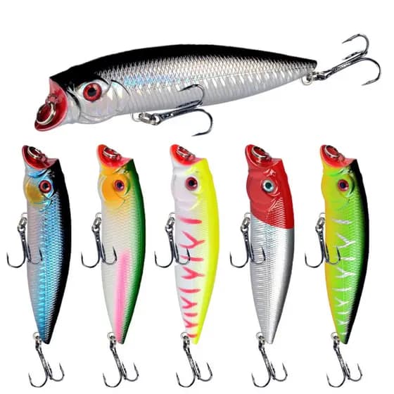 Isca De Peixe Popper Biônica 9.5cm/11.5g Dura De Plástico