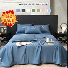 Edredom fino e leve Naked Sleep para cama de casal com tecnologia de resfriamento AirConditioned.