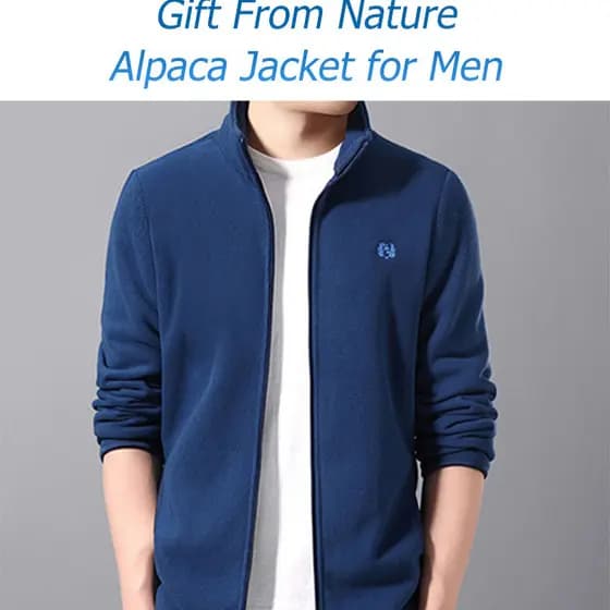Jaqueta masculina de outono e inverno para jovens, com gola alta, forro de lã e zíper.