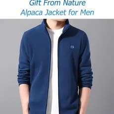 Jaqueta masculina de outono e inverno para jovens, com gola alta, forro de lã e zíper.