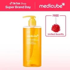 [Novo Produto] [medicube] Sabonete Líquido Corporal Iluminador com Ácido Kójico, Cúrcuma e Vitaminas |           Para pr