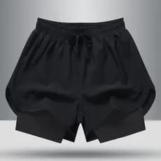 Shorts esportivos masculinos verão novo estilo shorts casuais de secagem rápida correndo calças de três pontos shorts de