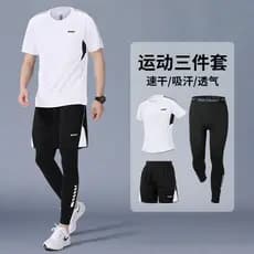 Alemão verão esportes terno de secagem rápida roupas de Fitness correndo novo solto ciclismo Badminton camisa calças de