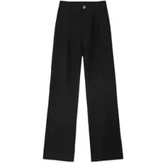 2025 novo estilo solto calças casuais femininas versão coreana na moda All-Match calças verão estilo fino gota-pense per