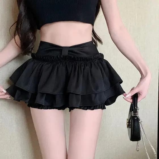 Estilo de balé doce picante fofo bolo saia 2025 novo estilo saia de cintura alta feminina primavera estilo ocidental Ant