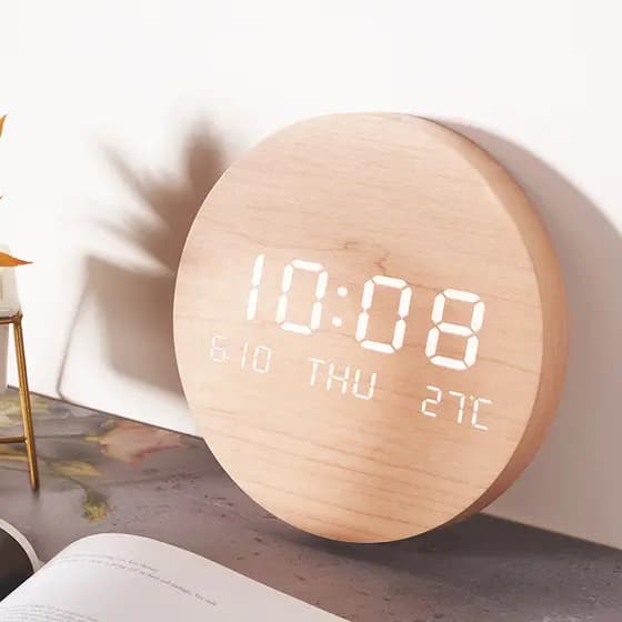 Relógio de parede LED criativo sala estar casa quarto mudo estilo nórdico moda relógio parede S201