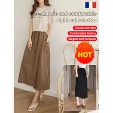 【Estilo Moderno】Para Todos os Dias [Estilo Versátil] Calças Amplas/Femininas/Casual
