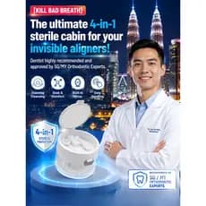 [Higiênico e Durável] Bracelet Box Travel Storage Para Aparelho Ortodôntico/Caixa de Aparelho/Viagem
