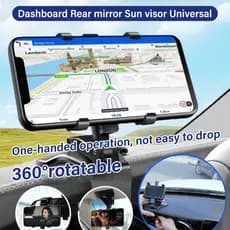 [Fácil de Instalar] 【Multifuncional】 【360° Rotação】Suporte de Celular para Carro/Suporte Veicular/Carregador de Celular