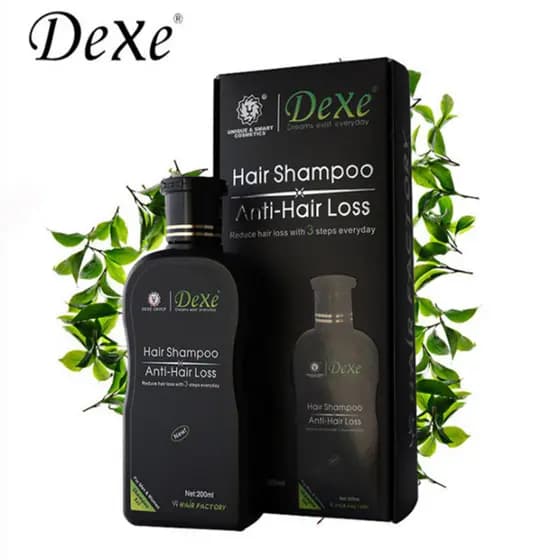 Shampoo Anti-Queda Dexe à Base de Plantas para Espessamento Capilar e Controle de Oleosidade, Shampoo Anti-Queda Ginger