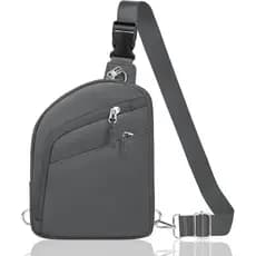 Bolsas Transversais Antifurto TOPEAST para Mulheres e Homens, Pequena Bolsa Transversal de Ombro para Viagem com Bloquei
