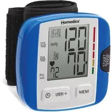 Monitor HoMedics, Medidor de Pulso Automático com Operação Simples de Um Toque, Armazena até 30 Medições para 2 Usuários