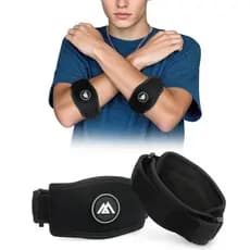 Suporte de cotovelo Flintronic, unissex, com acolchoamento de EVA, ajustável, adequado para tendinite, artrite e alívio