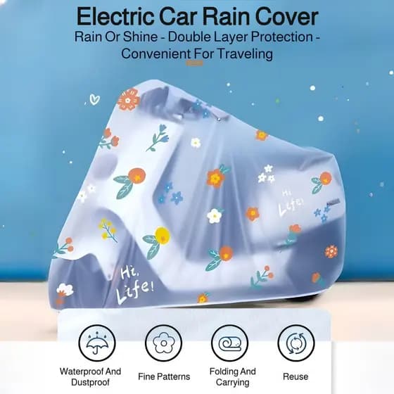 Capa Protetora Impermeável Resistente ao Sol Para Bicicletas e Motos
