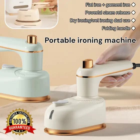 [Leve e Prático] [Design Compacto] Ferro Portátil/Ferro de Viagem/Mini Ferro para Roupas