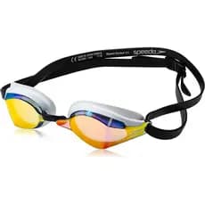 Óculos de Natação Speedo Speed 2.0 com Lentes Espelhadas, Azul Deslumbrante, Tamanho Único