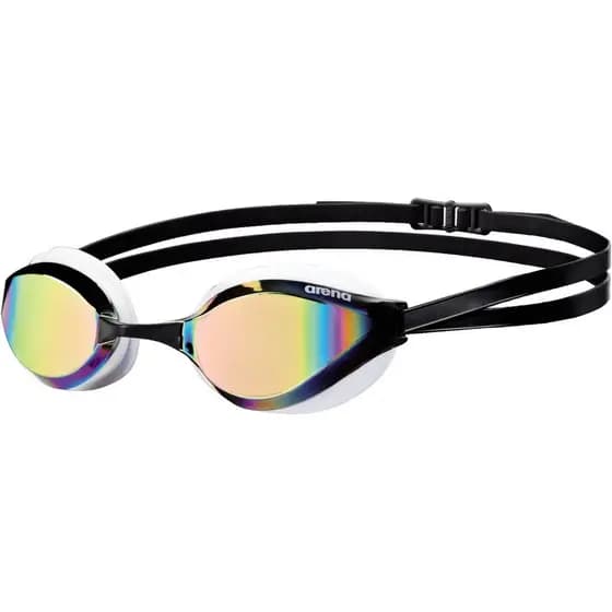 Óculos de Natação Arena Uni Python Racing para Homens e Mulheres, Antiembaçante, Máximo Conforto, Tira Dupla, Lente Espe