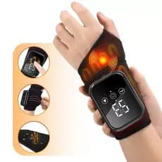 【Alívio de Dor】[Massagem e Conforto] Hand Massager Therapy EMS/Aquecimento/Pulso