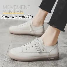 【Para Todas Ocasiões】Sapatos brancos femininos com sola de gelatina macia/Casual/Conforto/Estilo Feminino