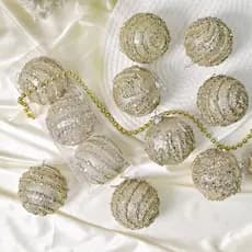 【Decoração Elegante】[Decoración Perfecta] Adornos de Árbol de Navidad/Bolas de Natal/Decoração de Árvore