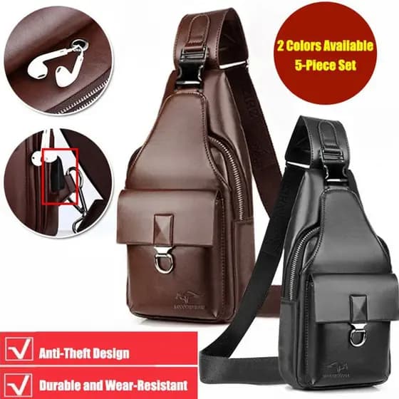 [Estilo Casual] Bolsa De Pecho Multifunción Para Hombres/Bolsa Masculina/Crossbody/Para Dia A Dia