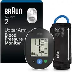 Monitor de Pressão Arterial Braun ExactFit 2 para Uso Doméstico - Medição Precisa, Resultados Codificados por Cores, Mon