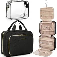 BAGART Nécessaire de Viagem Suspensa com Bolsa Transparente Aprovada pela TSA para Cosméticos e Artigos de Higiene Pesso