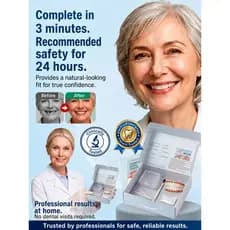 [Aderência Forte] SL-【Eternal Smile】Medical Full-Coverage Denture/Prótese/Adesivo de Prótese