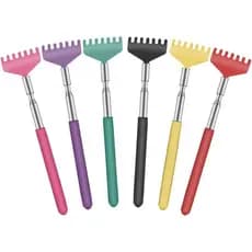 YIMICOO Kit com 6 Coçadores de Costas Extensíveis - Coçadores de Costas Telescópicos Portáteis de Metal/Massageadores Ma